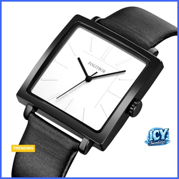 Waterproof Leather Watch Quartz Wrist Watch Thin Design main image 5